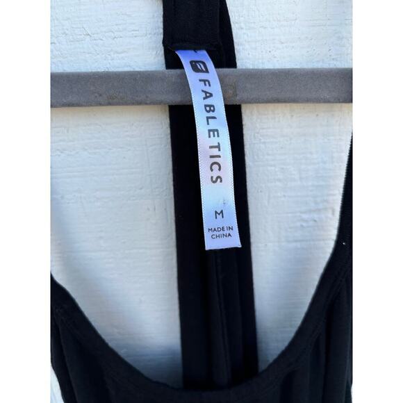 Fabletics Neema Maxi Dress, T Back, Racerback, Strappy, Black, Sz M - Picture 4 of 5